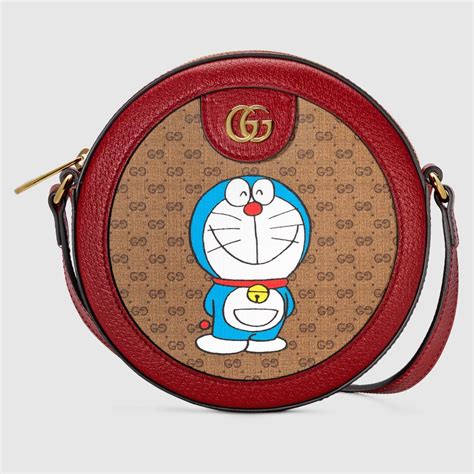 doraemon gucci purse